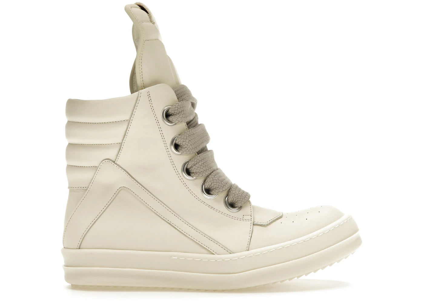 Rick Owens Lido Geobasket Jumbo Laced Milk (Women's)