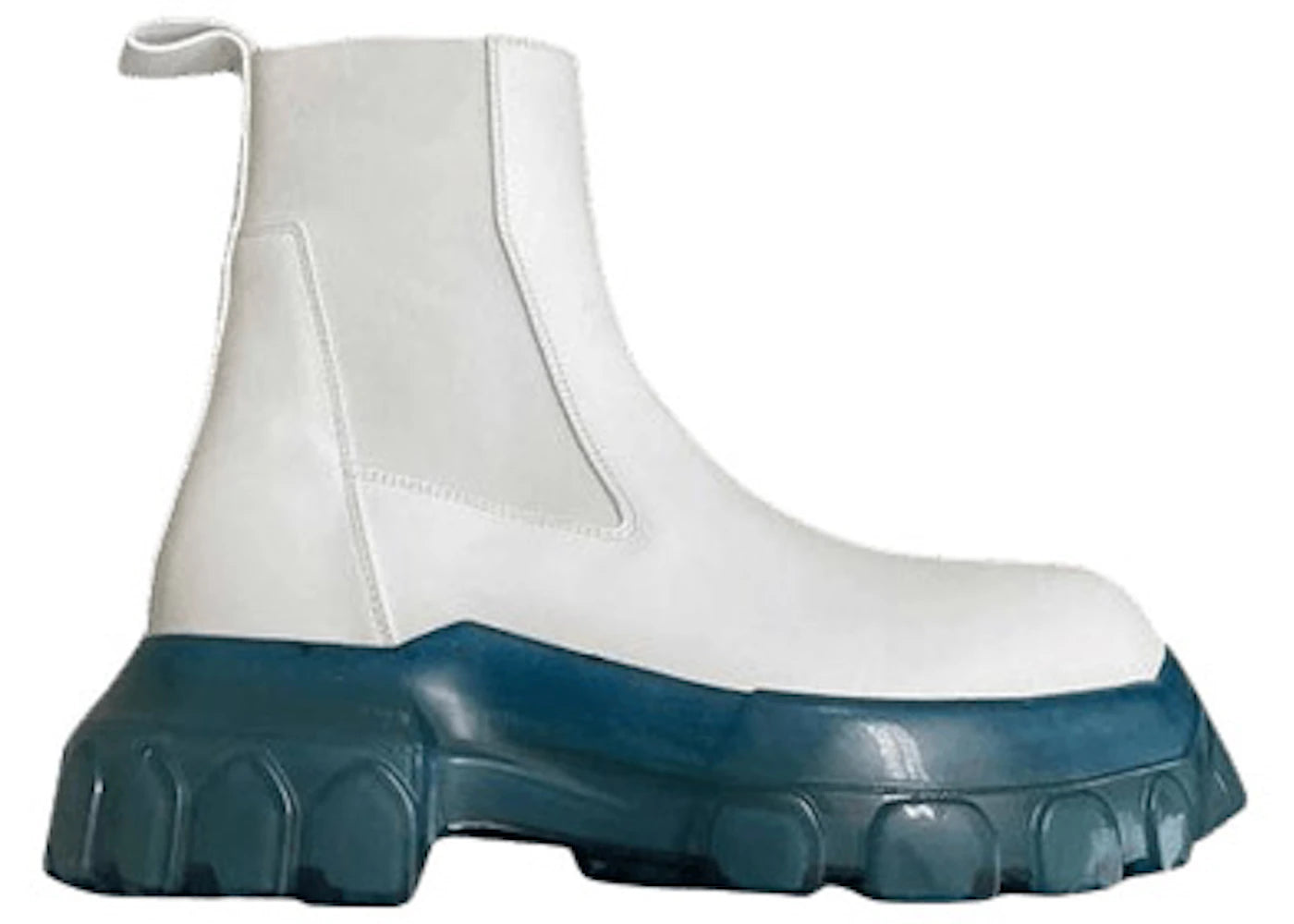 Rick Owens Mega Bozo Tractor Beetle Chalk White Blue Transparent (Women's)