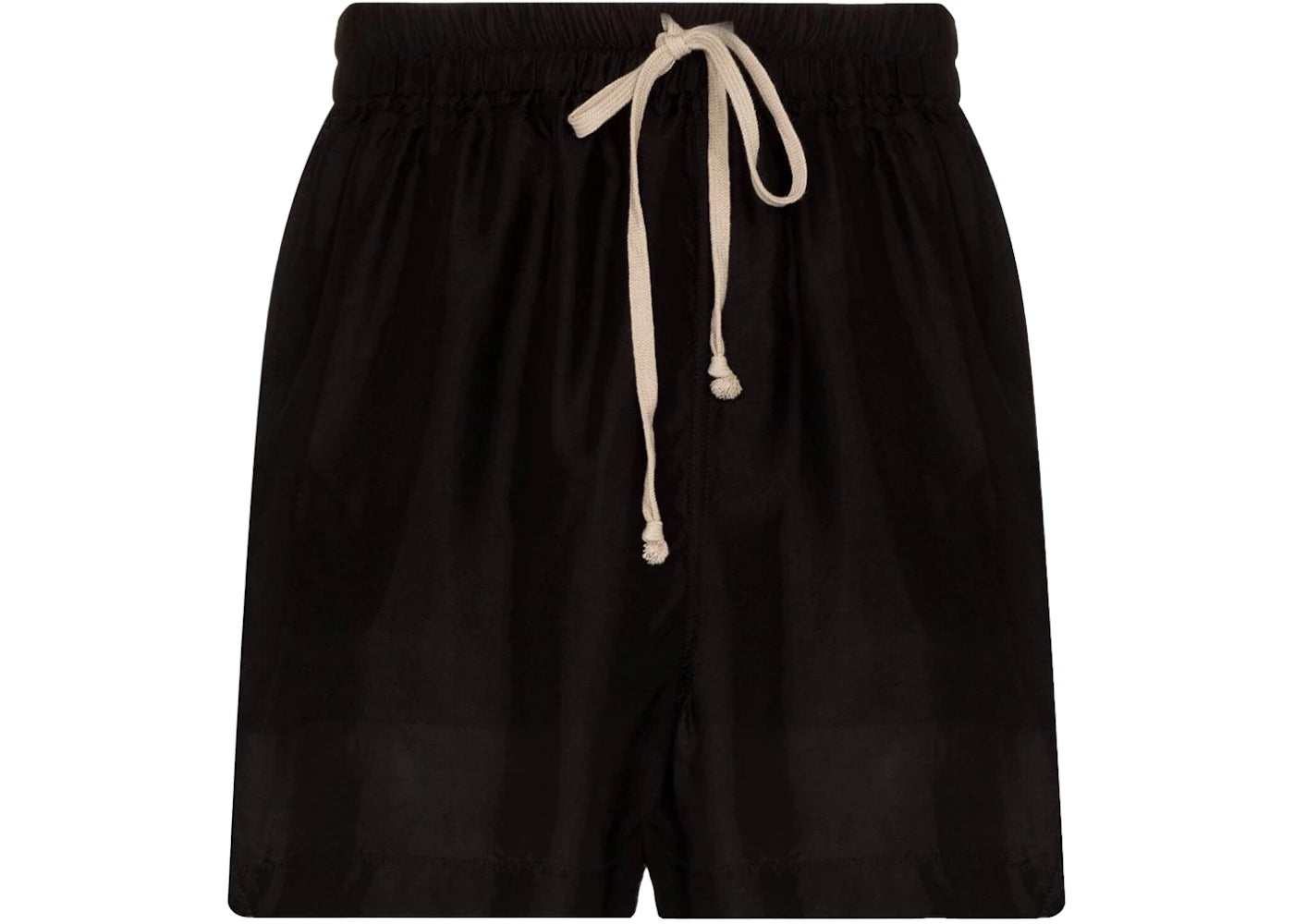 Rick Owens Phleg Drawstring Waist Track Shorts Black