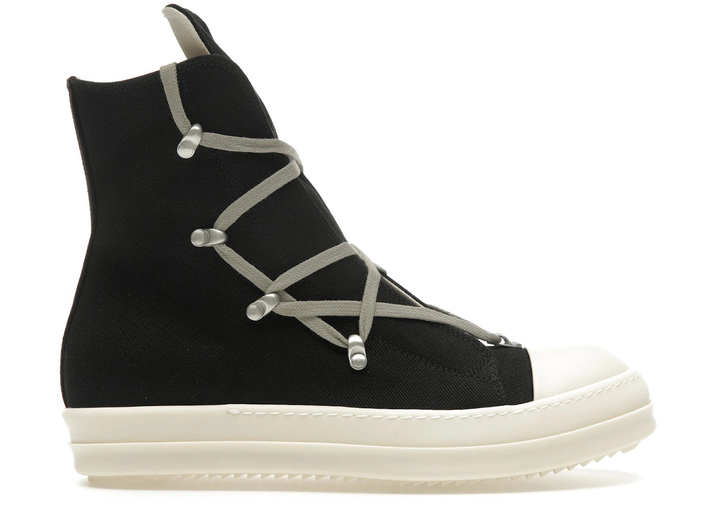 Rick Owens Porterville DRKSHDW Hexa High Black Milk