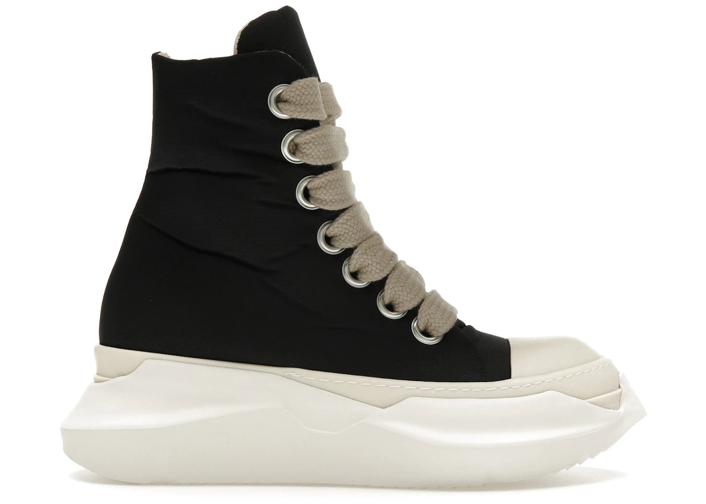 Rick Owens Porterville DRKSHDW Jumbo Laced Abstract High Black Milk