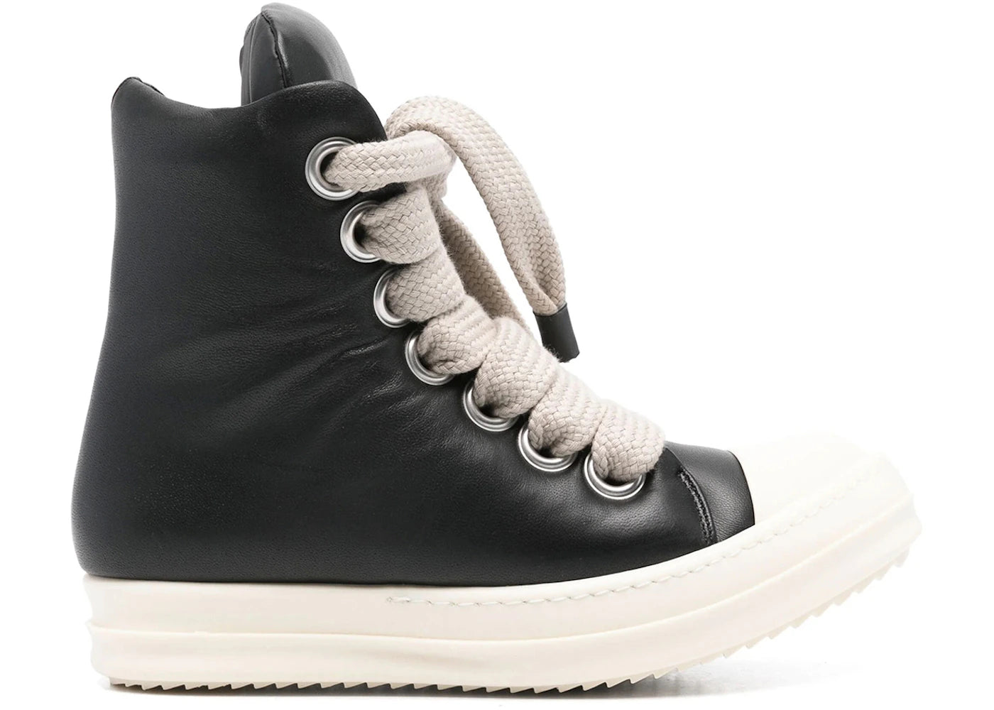 Rick Owens Porterville Jumbo Laced Padded High Black Milk (Women's)