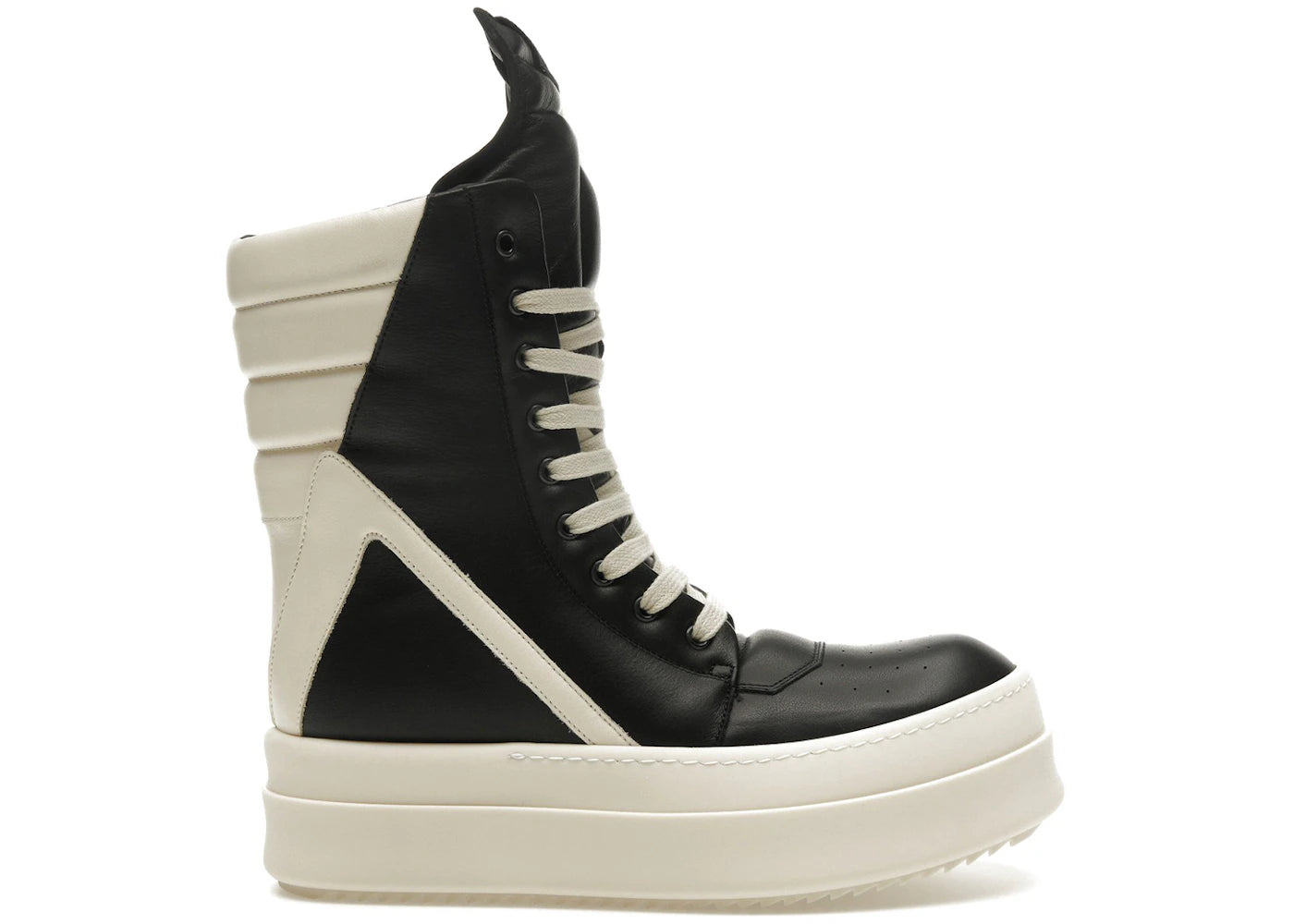 Rick Owens Porterville Mega Geobasket Black Milk