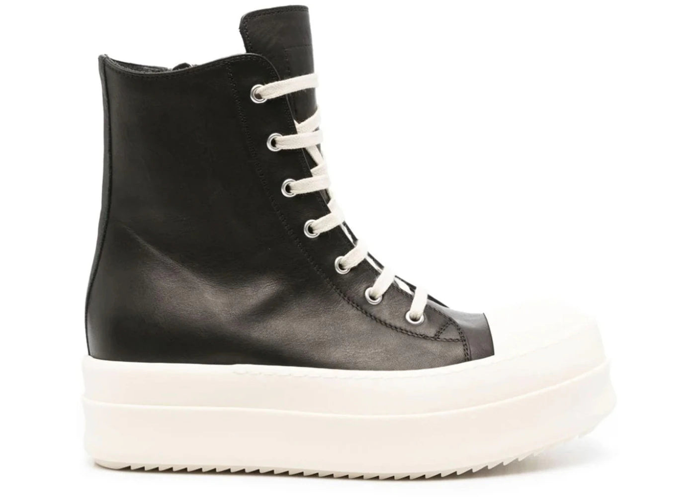 Rick Owens Porterville Runway Mega Bumper High Black Milk (Women's)