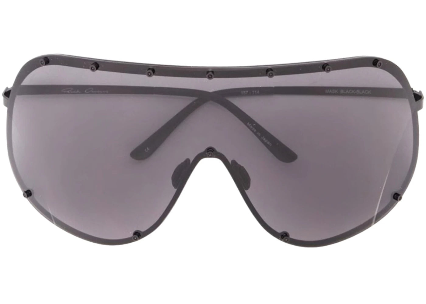 Rick Owens Shield Sunglasses Black Black (RG0000006 GBLKB 0909)