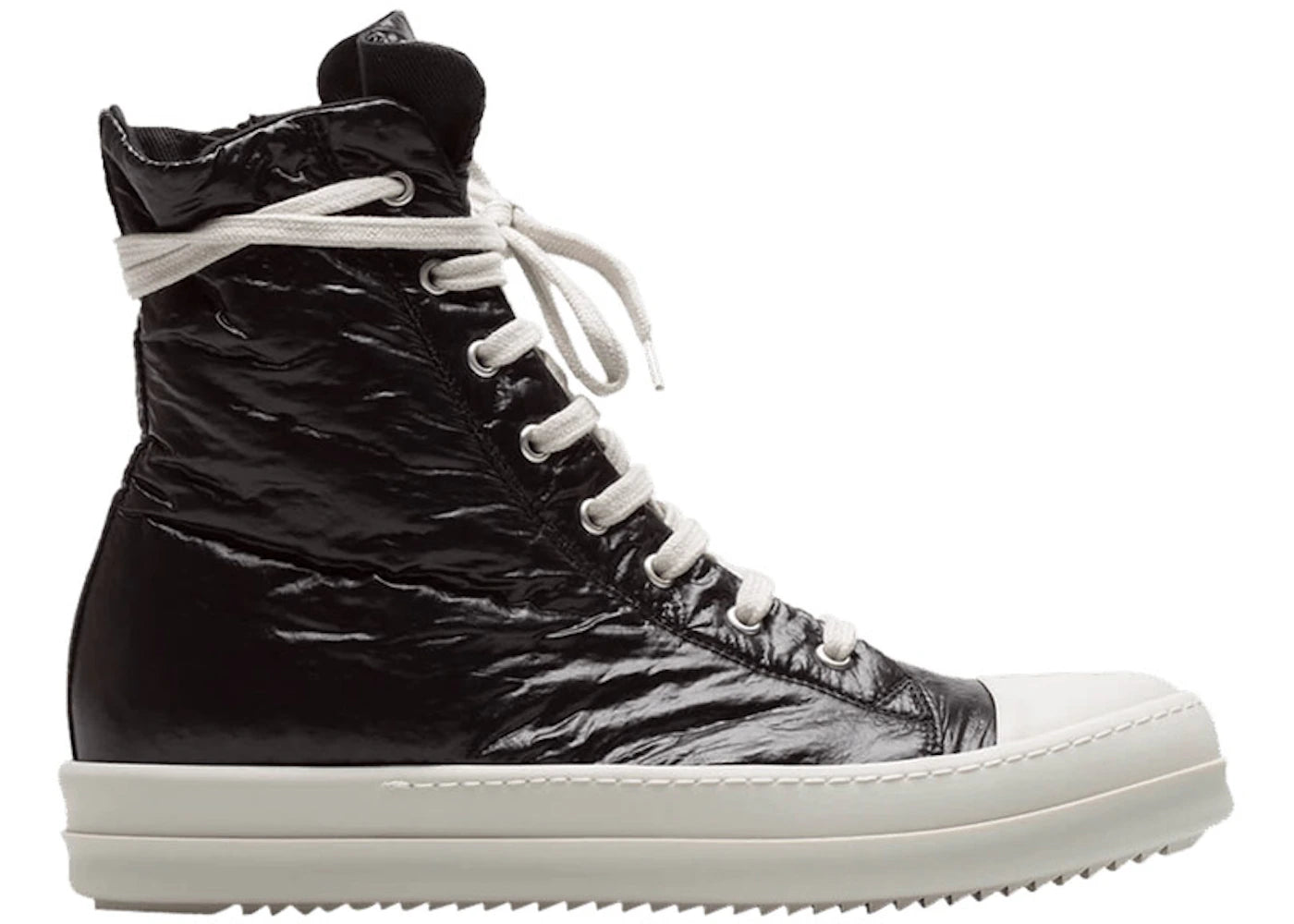 Rick Owens Twill High Padded Black