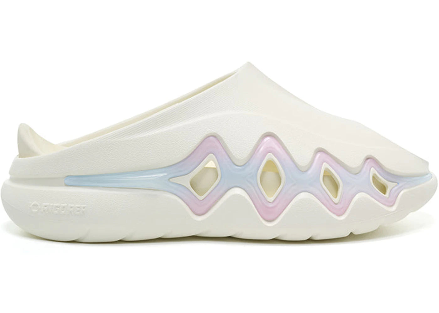 Rigorer Shark 3 Slides White Pink Blue