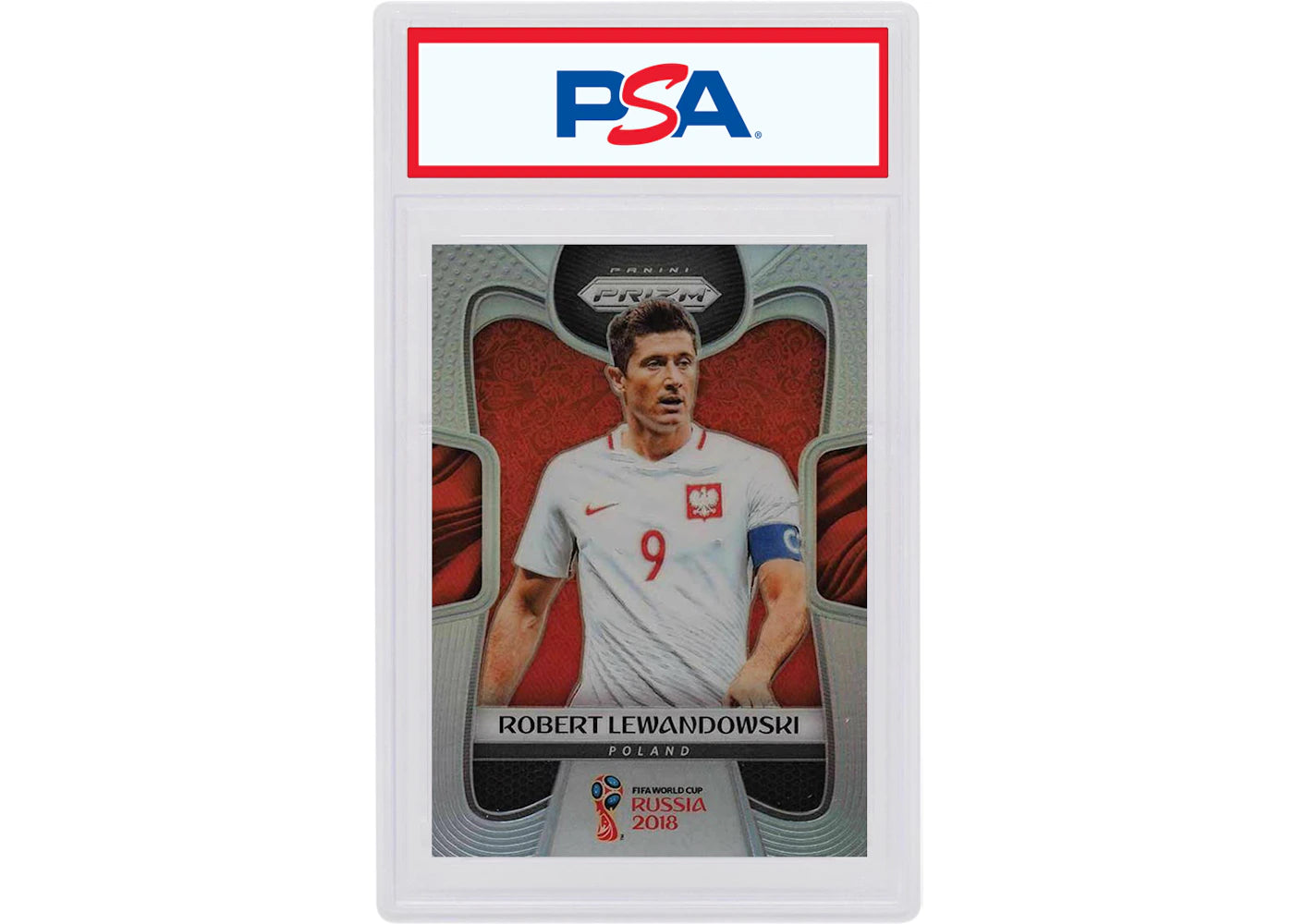 Robert Lewandowski 2018 Panini Prizm World Cup Silver #146 (PSA or BGS Graded)