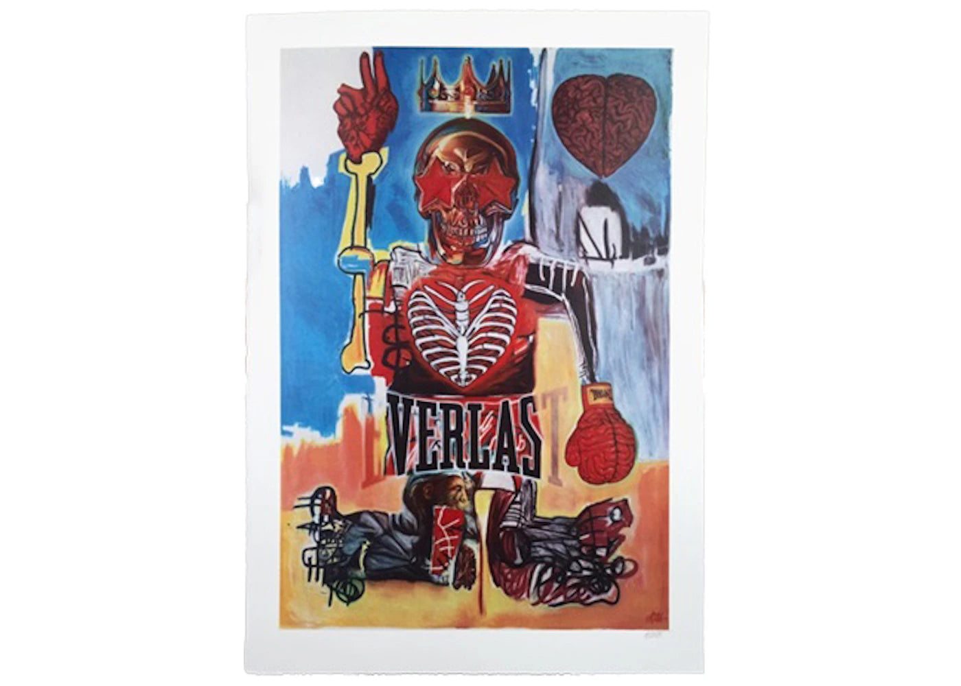 Ron English Basquiat Boxer Everlast Print (Signed, Edition of 150)