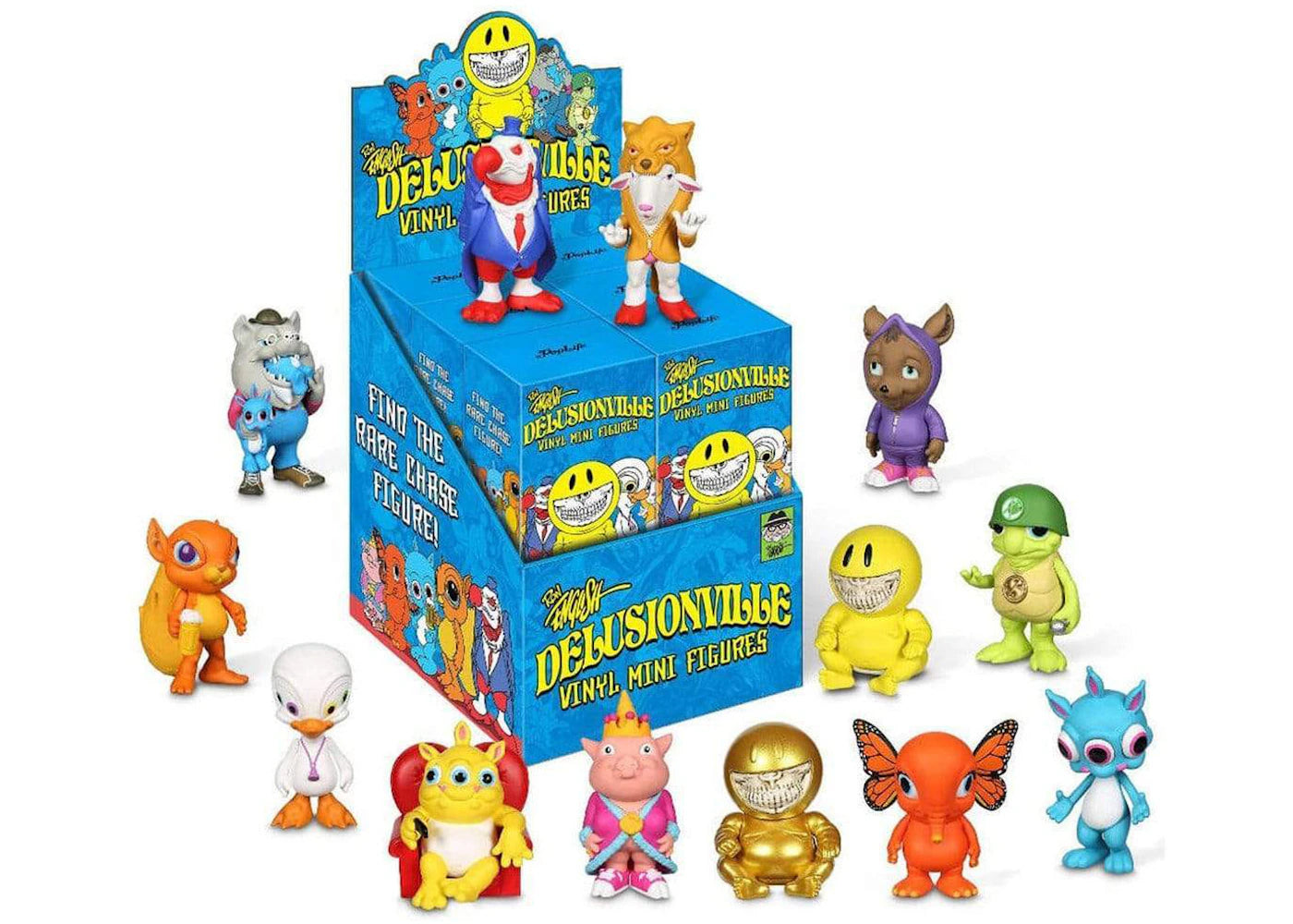 Ron English Delusionville Mini Figure 1 Case (12 Blind Boxes) – Side Kicks