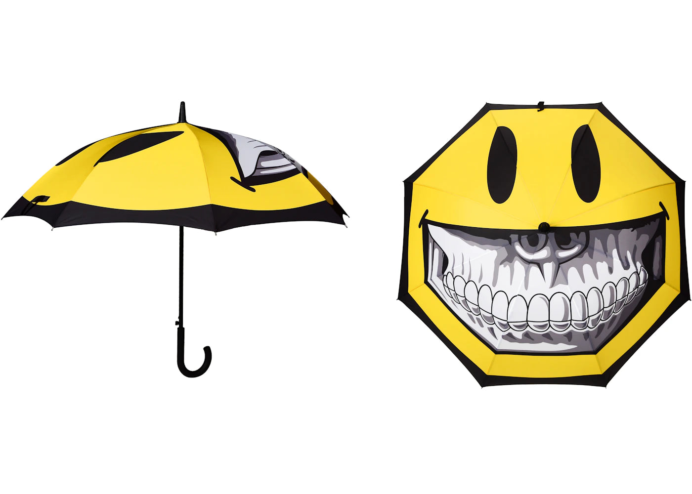 Ron English Grin Umbrella Yellow