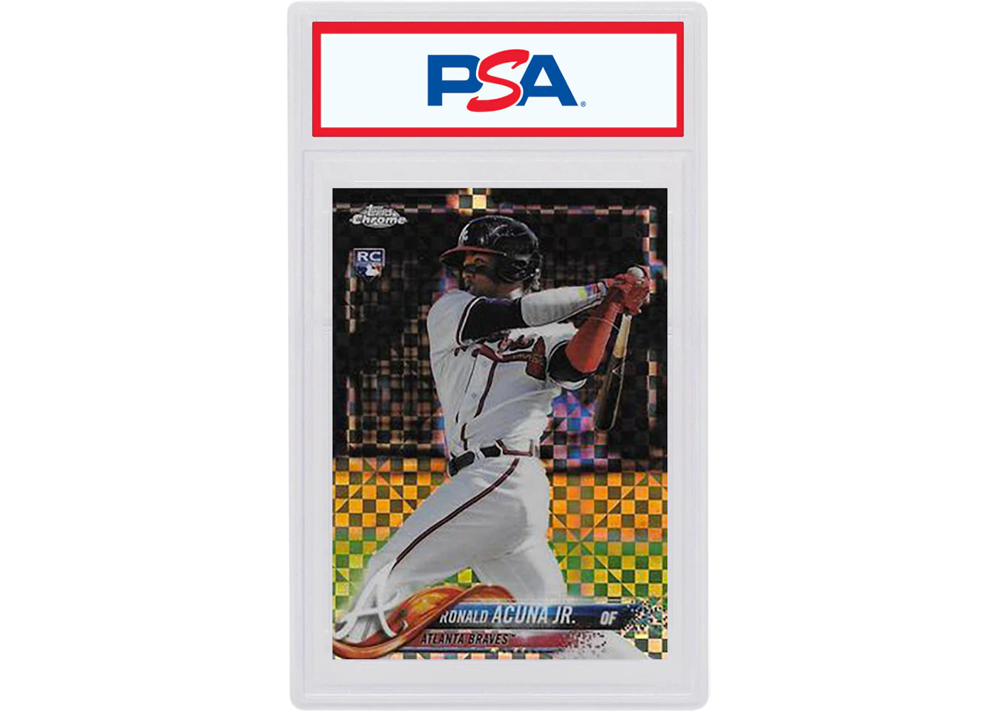 Ronald Acuna 2018 Topps Chrome Rookie X-Fractor #193 (PSA or BGS Graded)