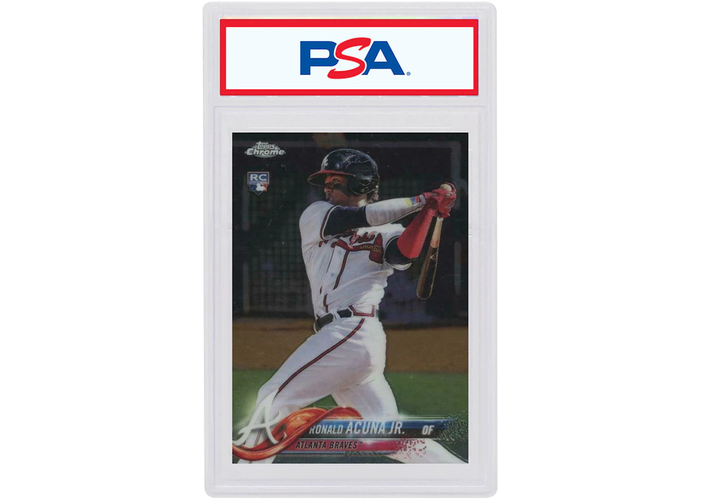 Ronald Acuna Jr. 2018 Topps Chrome Rookie #193 (PSA or BGS Graded)