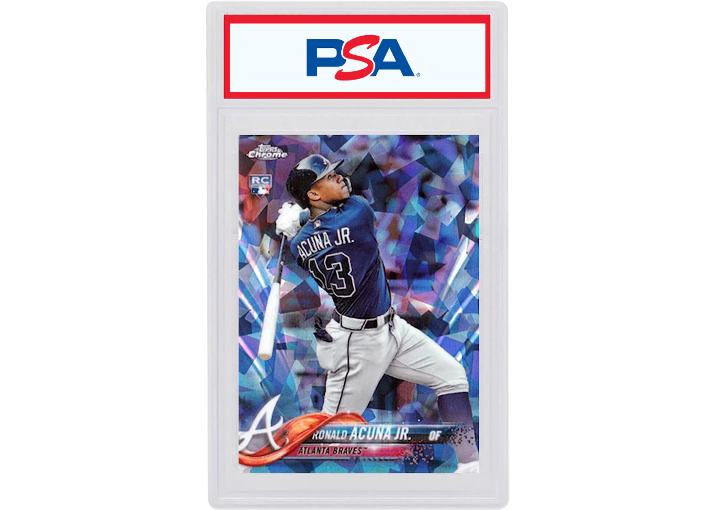 Ronald Acuna Jr. 2018 Topps Chrome Sapphire Edition Rookie #698 (PSA or BGS Graded)