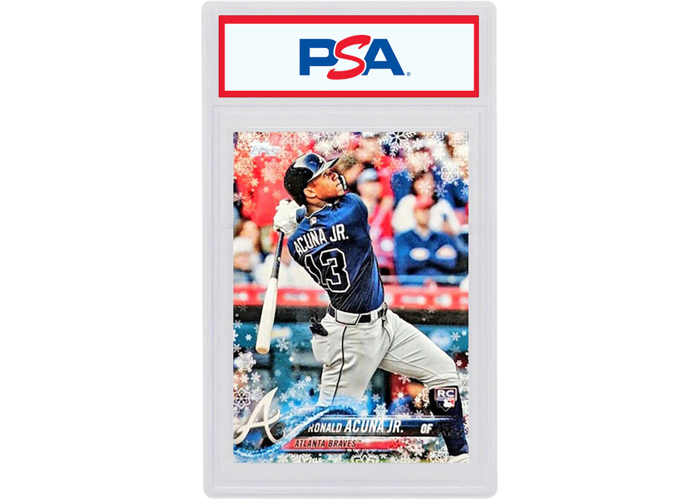 Ronald Acuna Jr. 2018 Topps Holiday Rookie #HMW50 (PSA or BGS Graded)