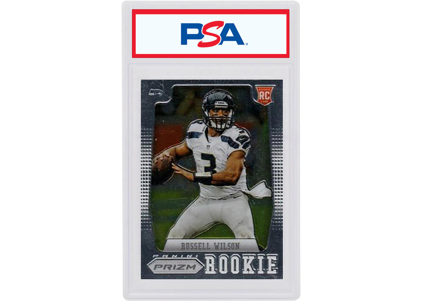 Russell Wilson 2012 Panini Prizm Rookie Towel Up #230 (PSA or BGS Graded)