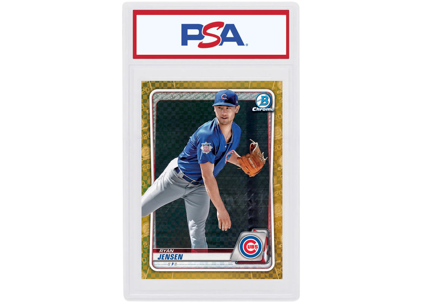 Ryan Jensen 2020 Bowman Chrome X Gold X-Fractor /3 #BCP-231 (PSA or BGS Graded)