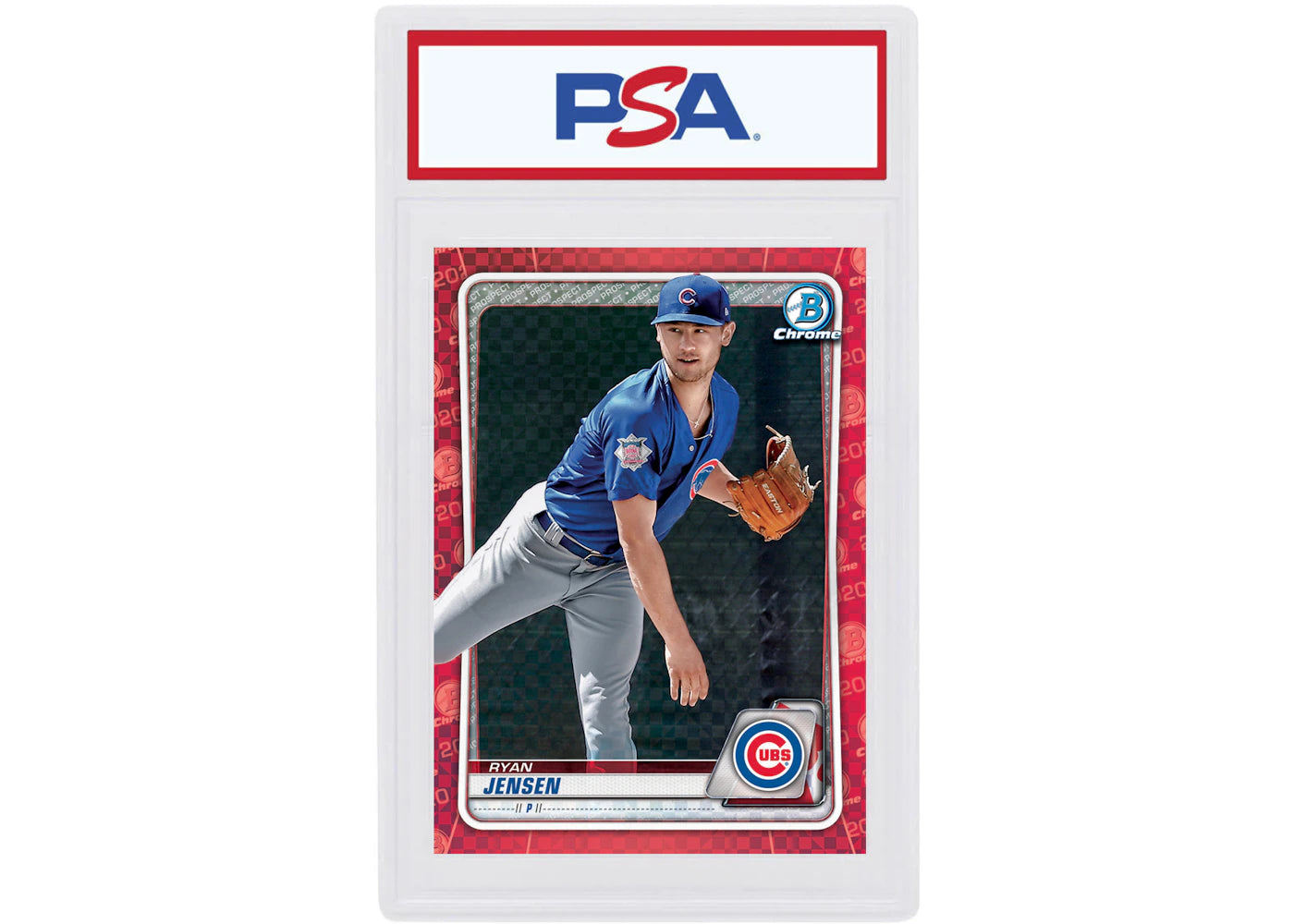 Ryan Jensen 2020 Bowman Chrome X Red X-Fractor 1/1 #BCP-231 (PSA or BGS Graded)