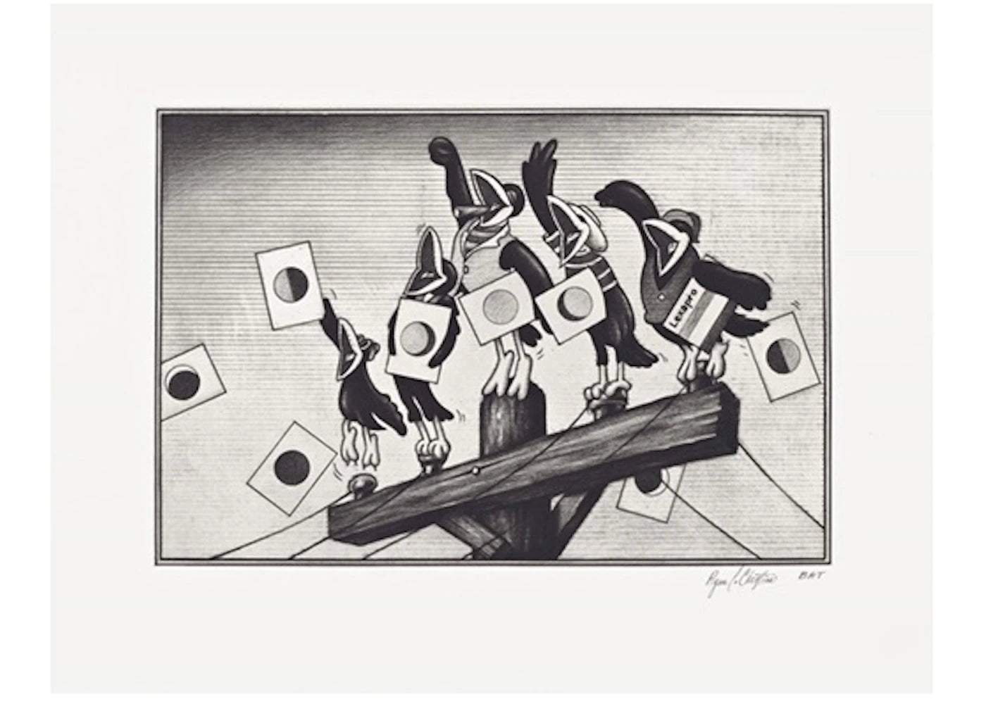 Ryan Travis Christian Laughing Bird Loop 2 Print (Signed, Edition of 50)