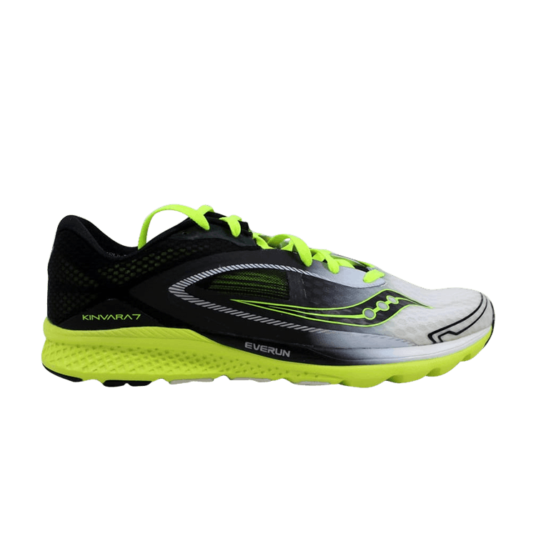 Saucony Kinvara 7 White/Black-Citron