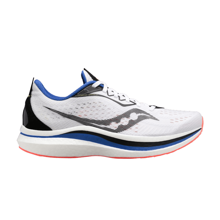 Saucony Endorphin Speed 2 White Blue Red