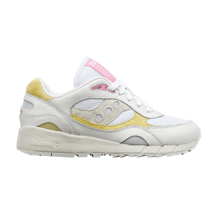 Saucony Shadow 6000 White Yellow Pink (Women's)