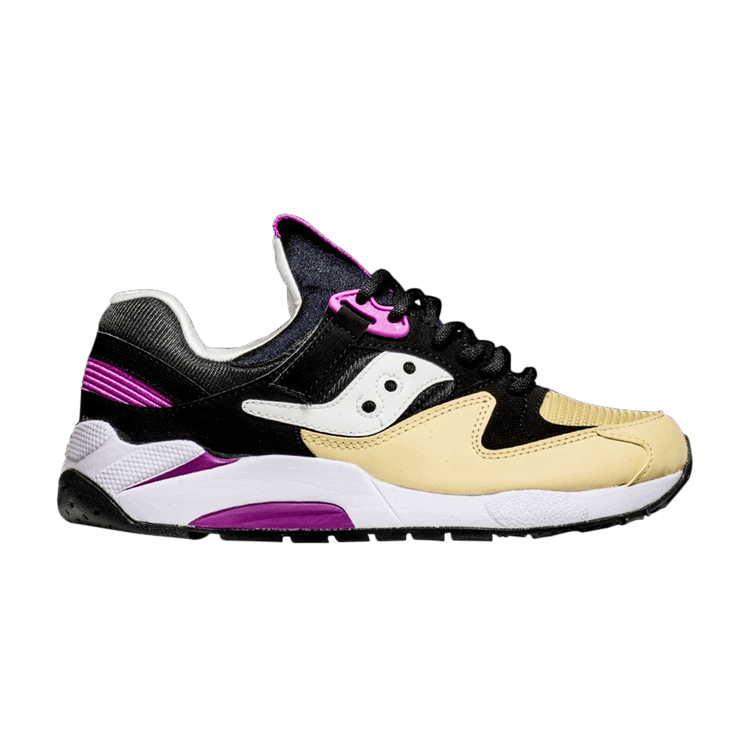 Saucony Grid 9000 Black Cream Purple