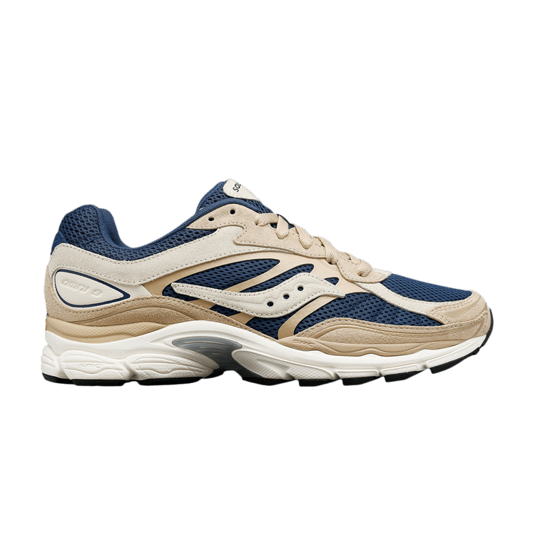 Saucony ProGrid Omni 9 Premium Beige Navy Blue