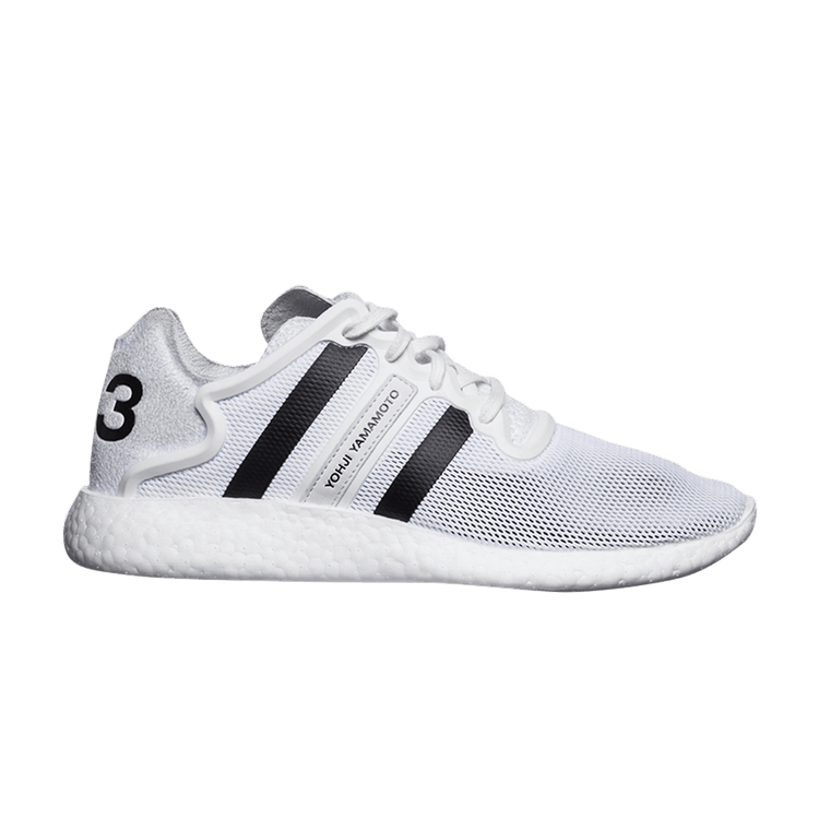 Y3 Run Boost White Black