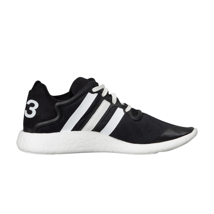 Y3 Run Boost Black White