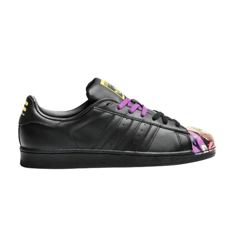 adidas Superstar Supershell Pharrell Black Yellow