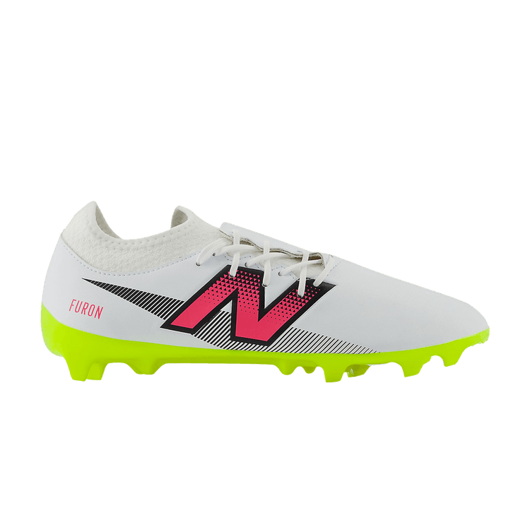 New Balance Furon Dispatch FG V7 White Hi-Lite Neon Pink