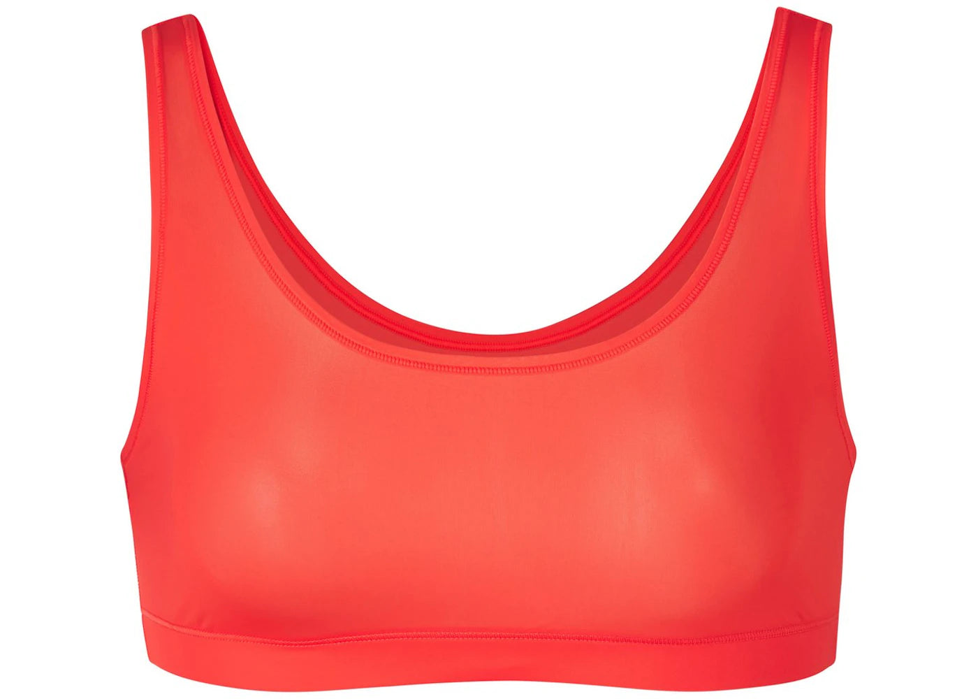 SKIMS Jelly Sheer Scoop Neck Bralette Poppy