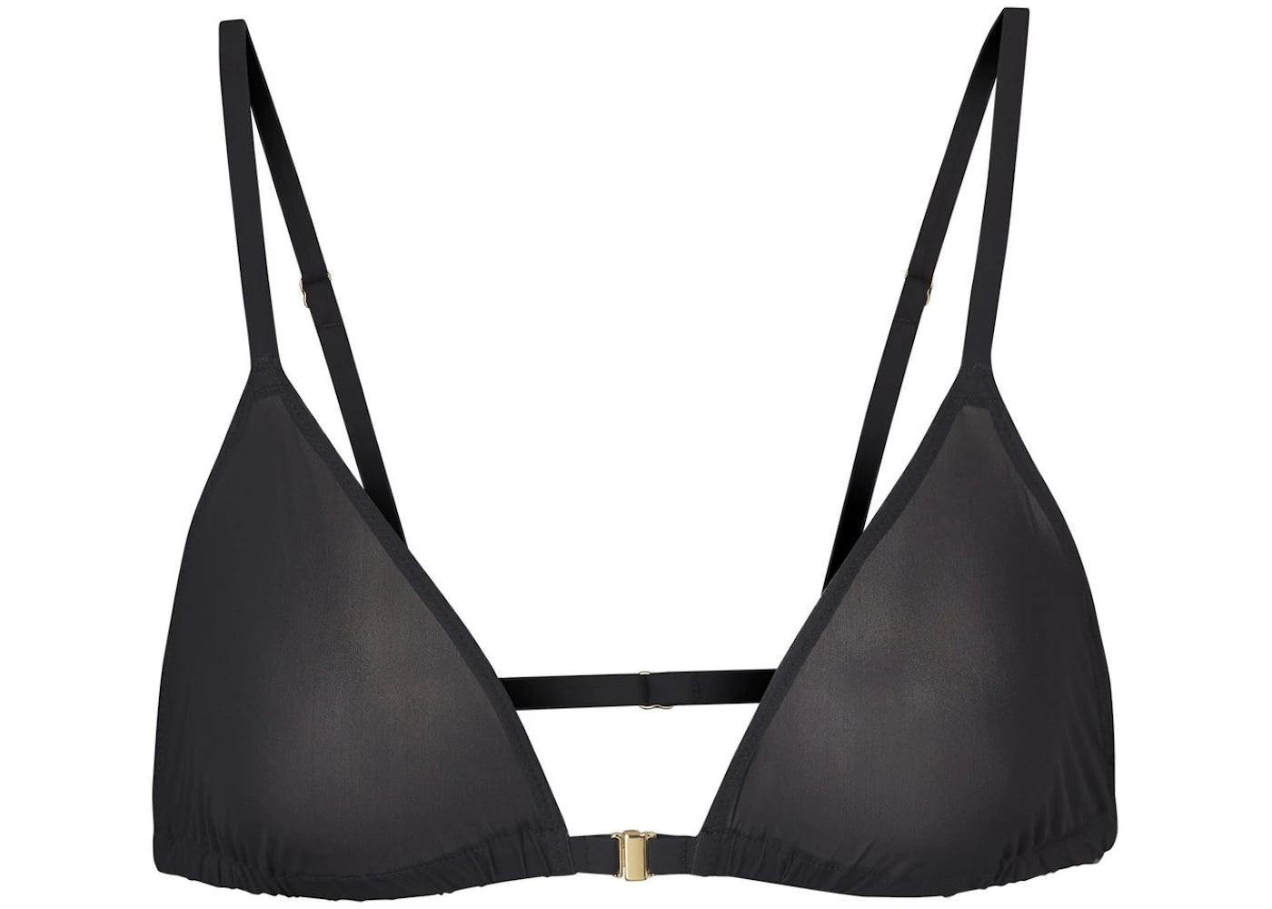 SKIMS Jelly Sheer Triangle Bralette Onyx