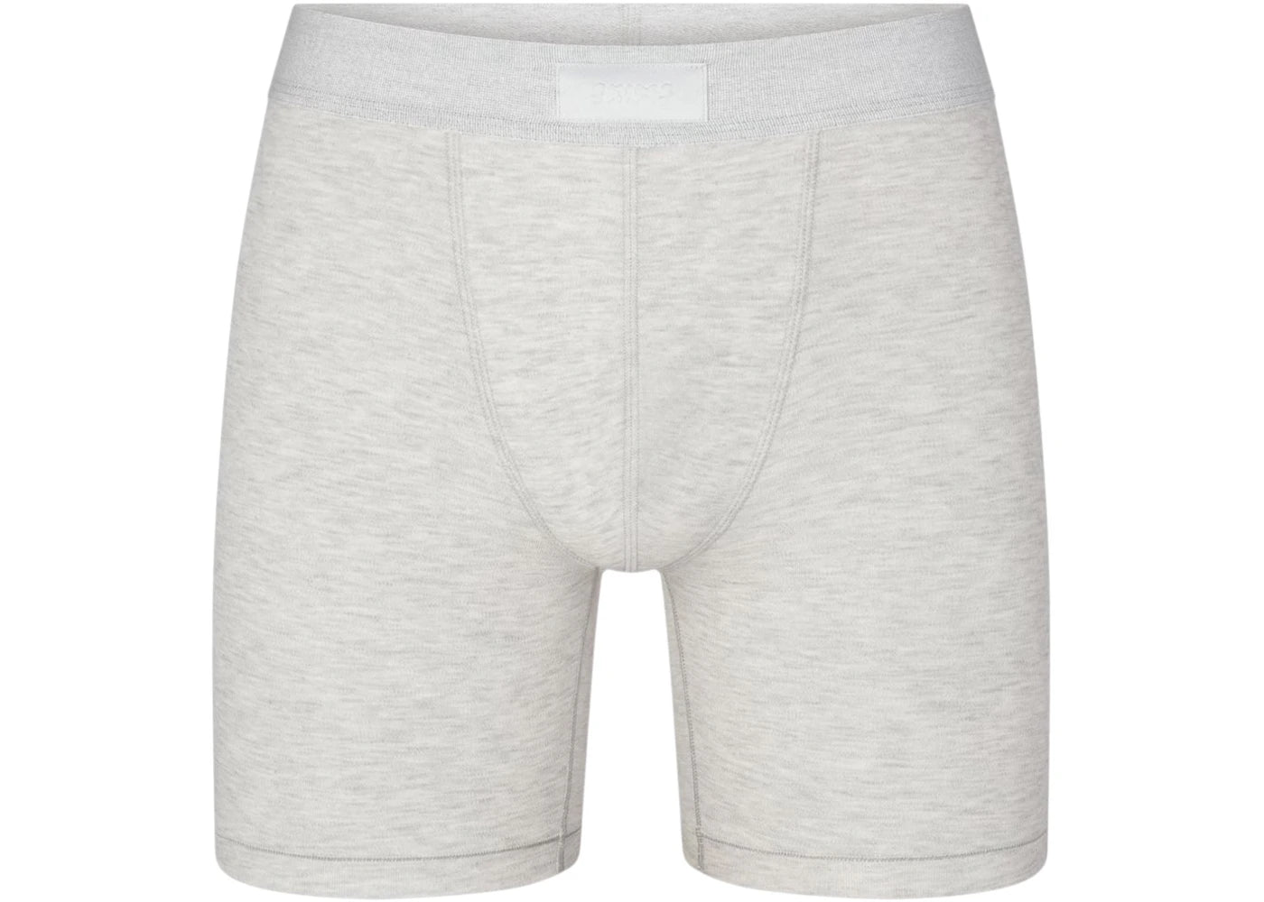 SKIMS Men's 5" Cotton Boxer Brief Light Heather Grey