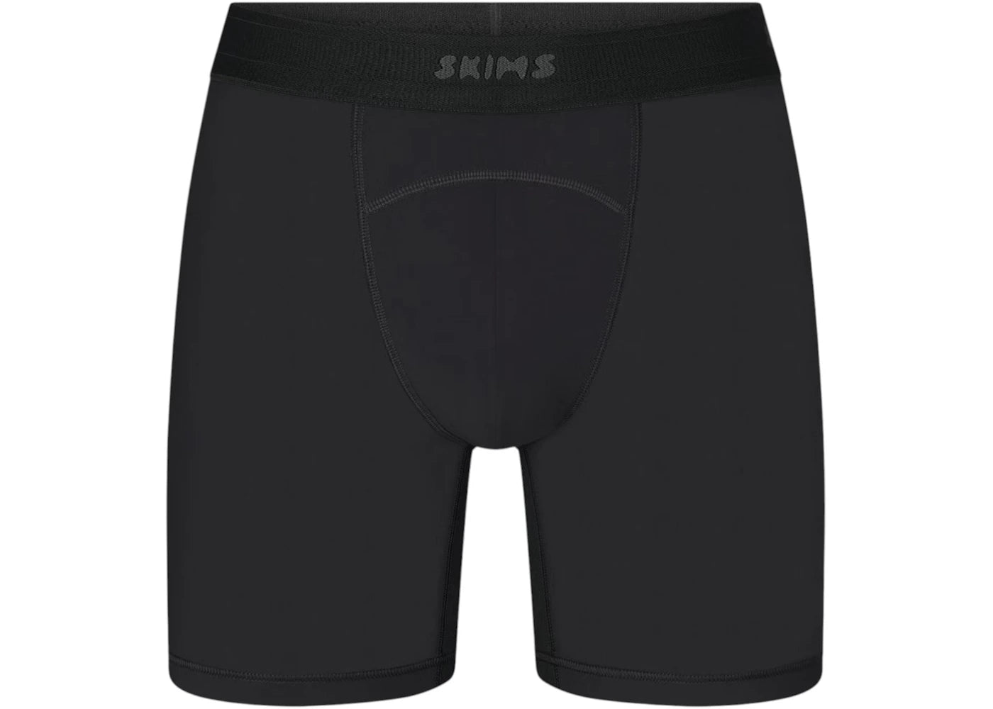 SKIMS Men's 5" Flex Boxer Brief Obsidian