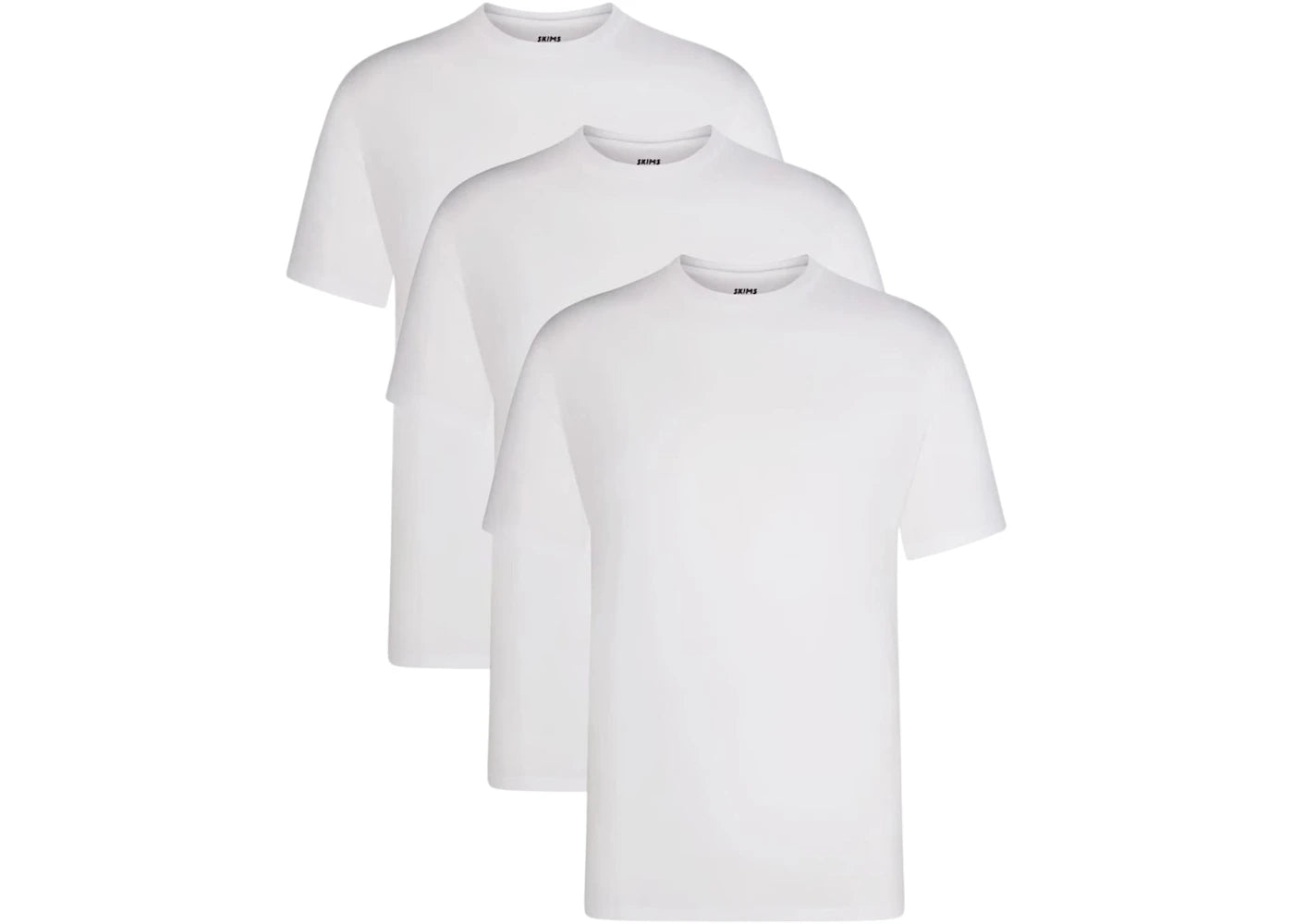 SKIMS Men's Lightweight T-shirt (3 Pack) Obsidian