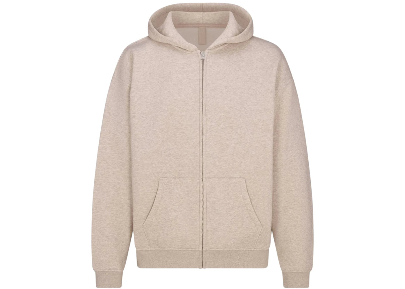 SKIMS Men's Relaxed Zip Up Hoodie Desert Heather