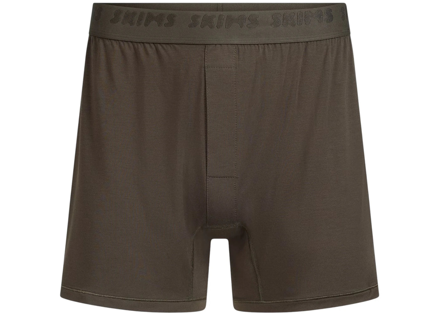 SKIMS Men's Stretch Knit Boxer Loden