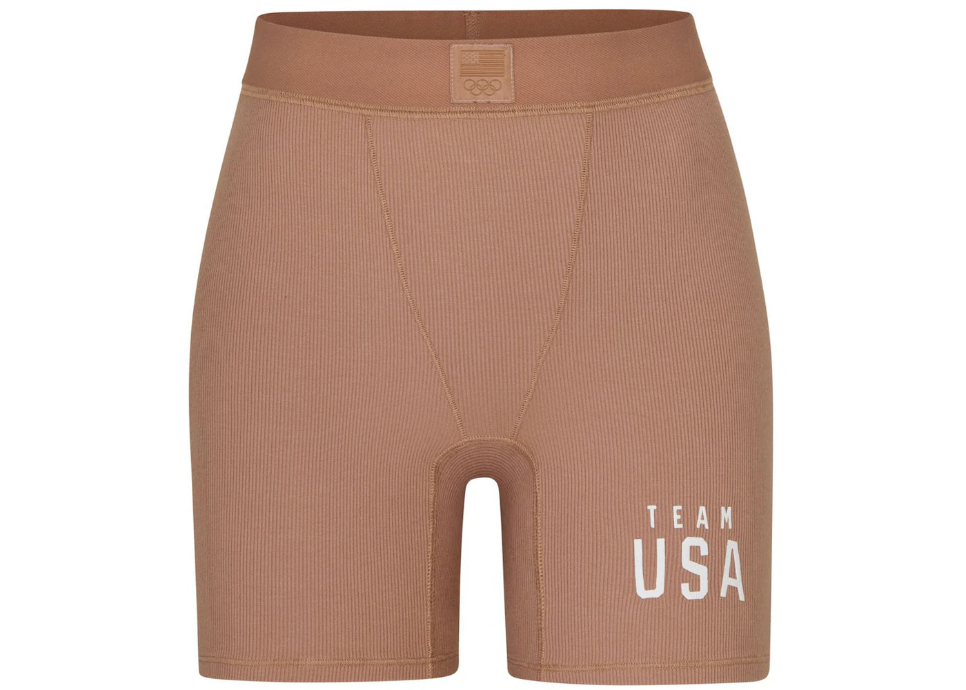 SKIMS Olympic Capsule Rib Boxer Sienna