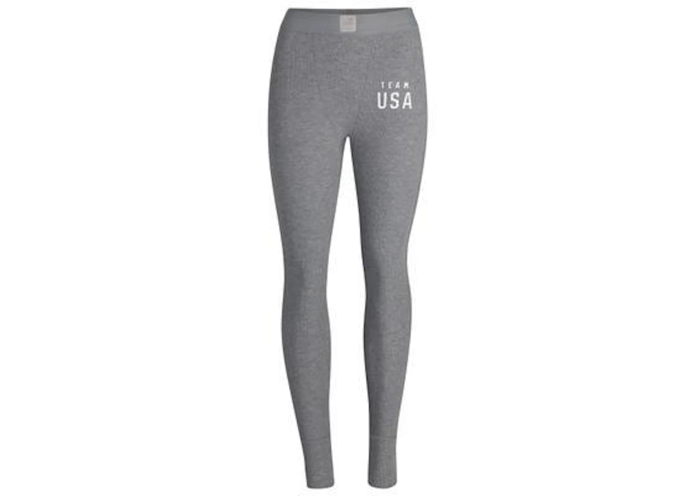 SKIMS Olympic Capsule Rib Legging Heather Grey