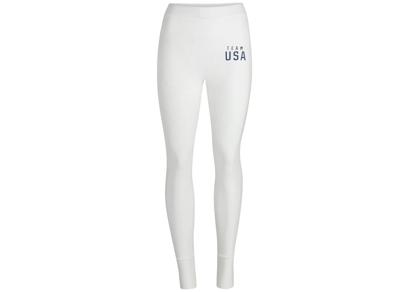 SKIMS Olympic Capsule Rib Legging White