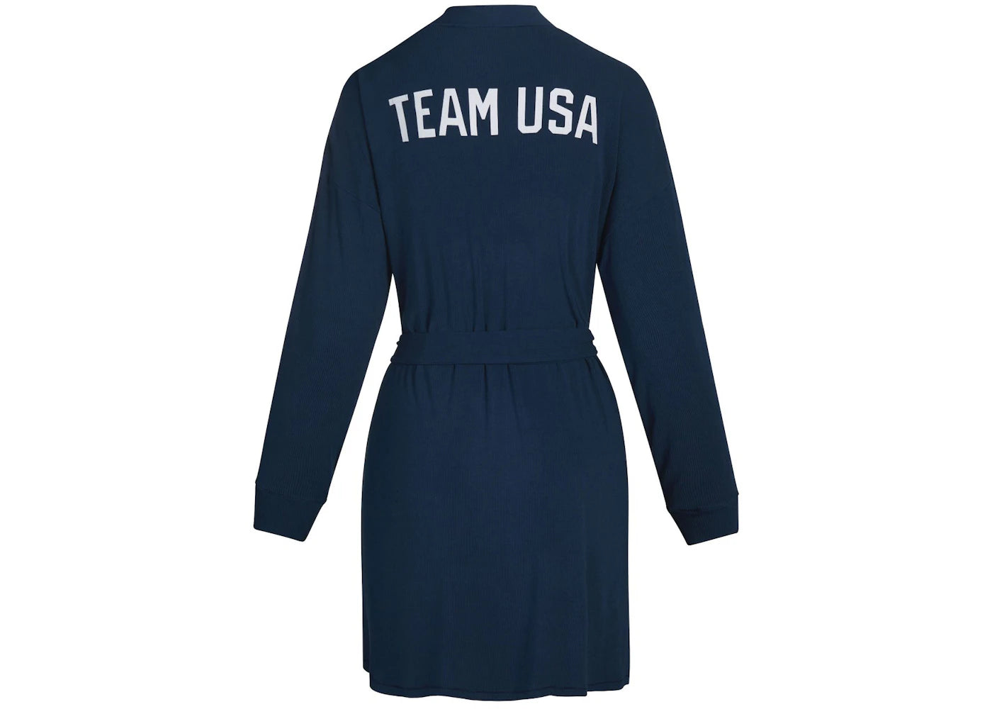 SKIMS Olympic Capsule Rib Robe Navy