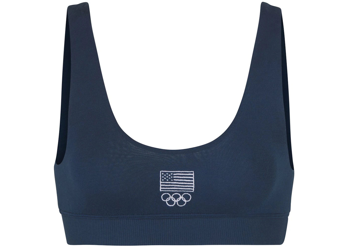 SKIMS Olympic Capsule Sleep Bra Navy