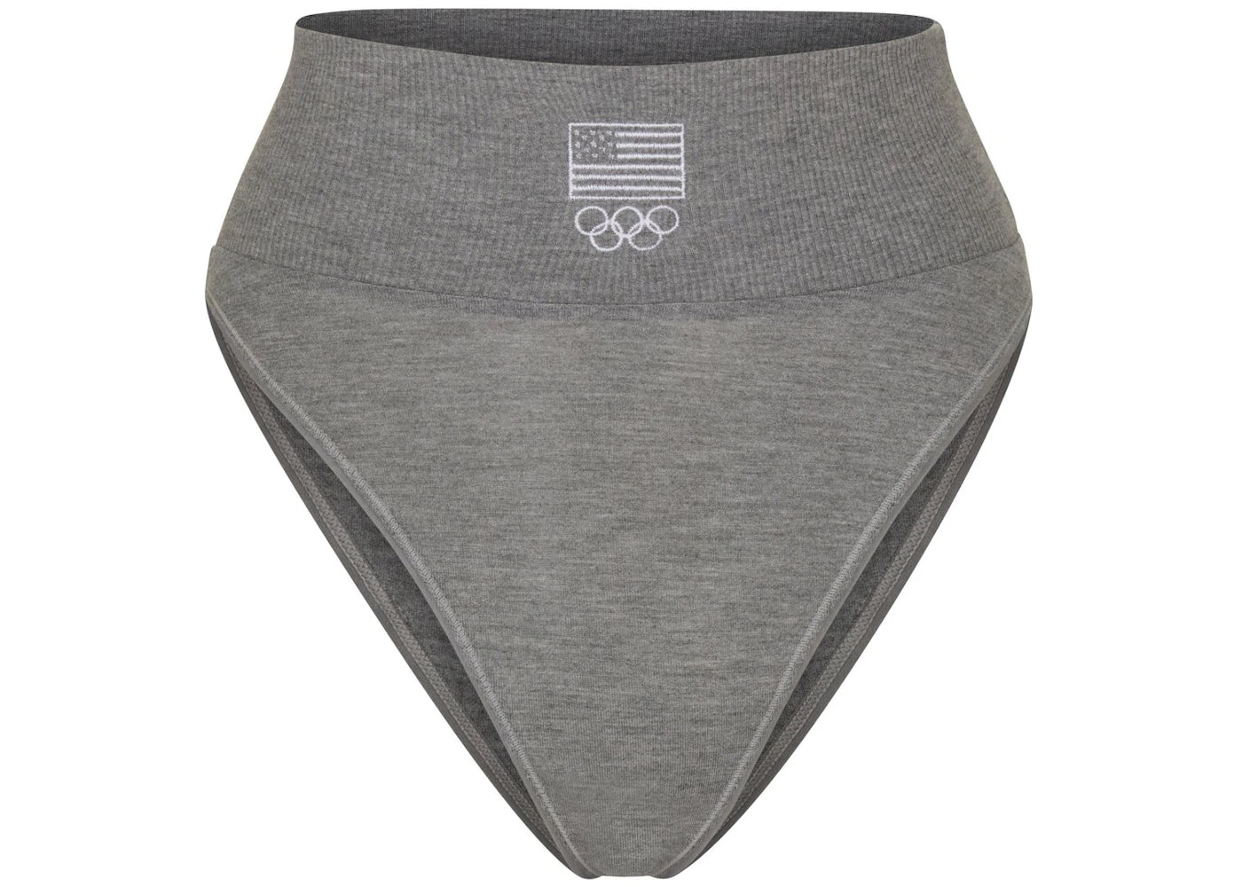 SKIMS Olympic Capsule Sleep Brief Heather Grey