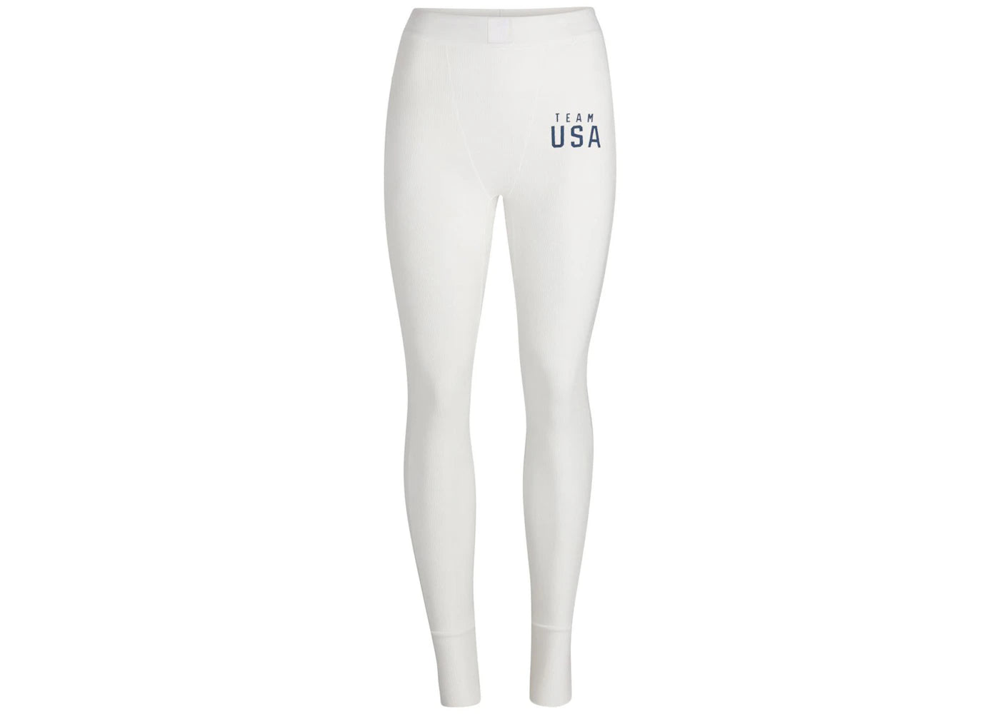 SKIMS Paralympic Capsule Rib Legging White