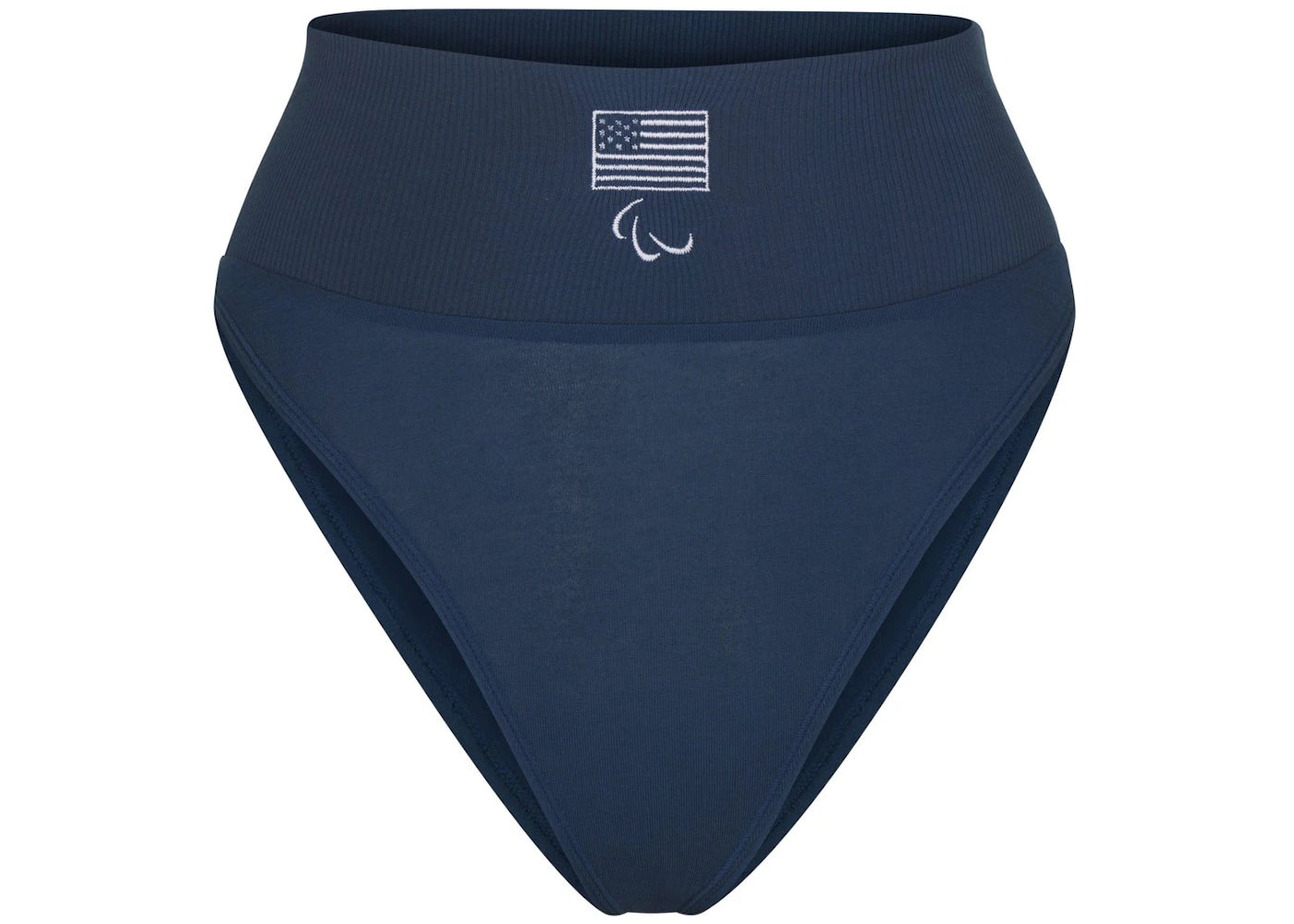 SKIMS Paralympic Capsule Sleep Brief Navy