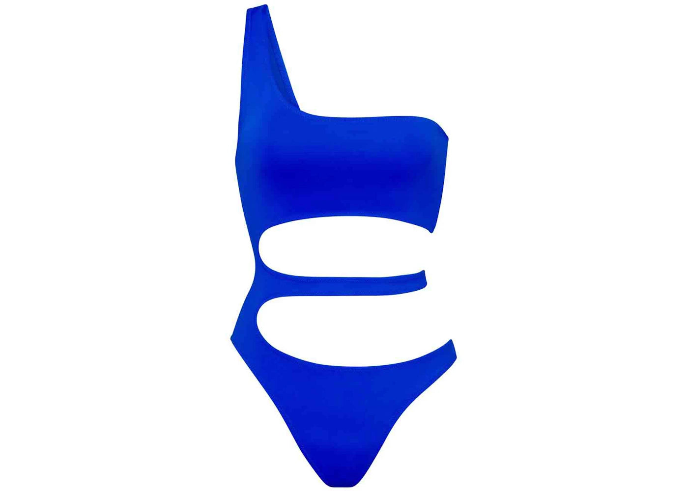 SKIMS Swim One Shoulder Monokini Cobalt