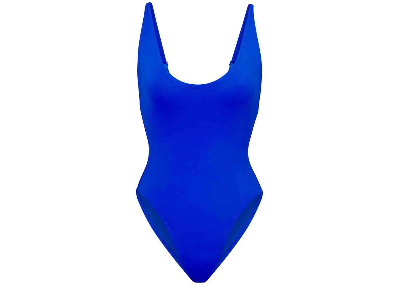 SKIMS Swim Scoop Neck One Piece Cobalt