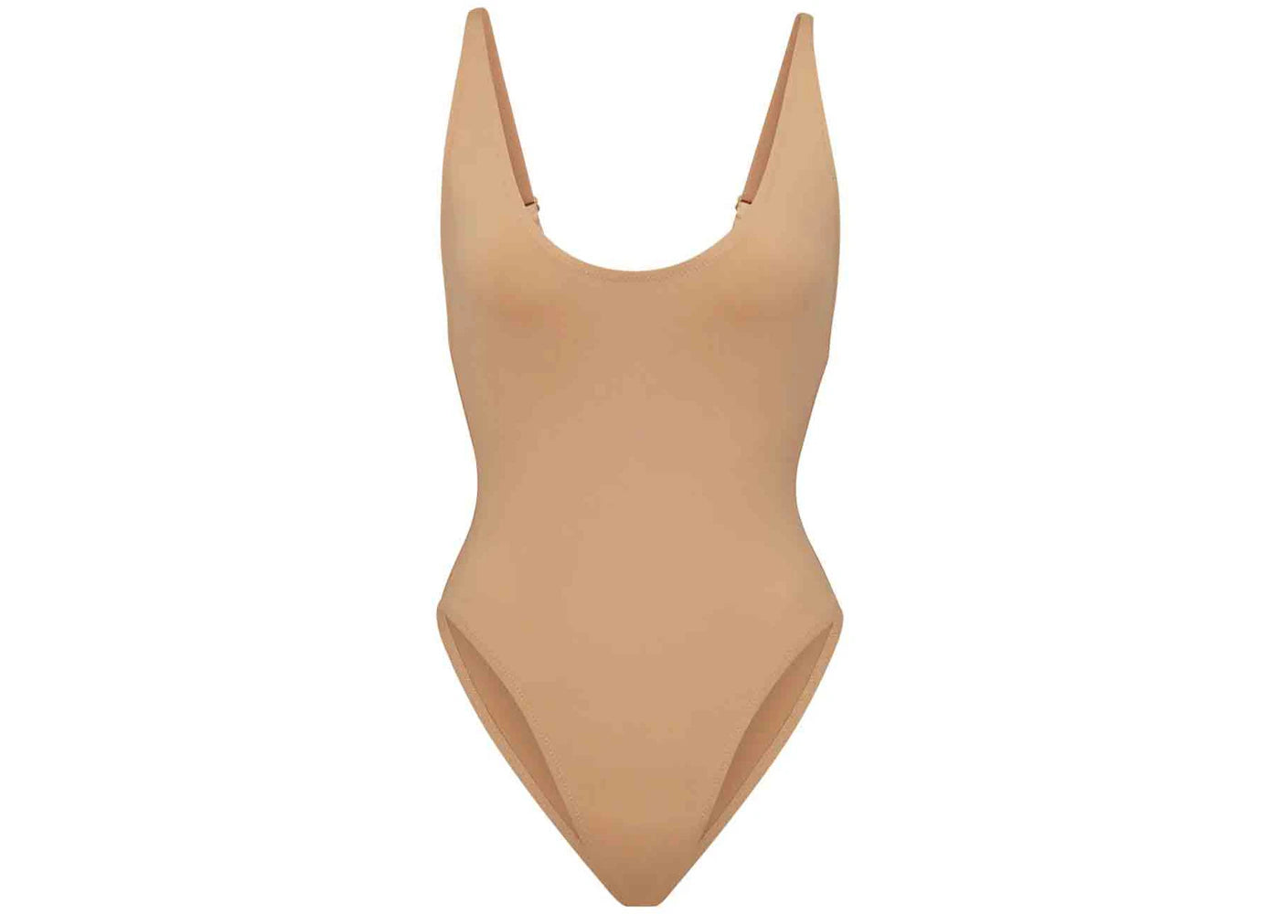 SKIMS Swim Scoop Neck One Piece Ochre